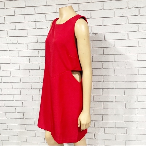 Anthropologie Mare Mare Cutout Red Dress - Picture 8 of 10